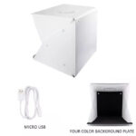 Studio LED Light Box 25x25cm with 6 Colors Backdrops - Image 3