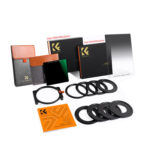 K&F Concept 100mm Square Filter Kit ND1000 (10 Stop) + 150mm GND8 (3 Stops) + Metal Filter Holder Set + 8 Pcs Adapter Rings for Camera