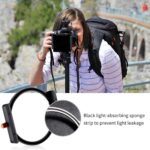 K&F Concept 100mm Square Filter Kit ND1000 (10 Stop) + 150mm GND8 (3 Stops) + Metal Filter Holder Set + 8 Pcs Adapter Rings for Camera - Image 3