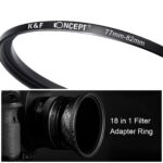 K&F Concept 18 Pieces Filter Ring Adapter Set - Image 3