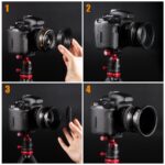 K&F Concept 18 Pieces Filter Ring Adapter Set - Image 5