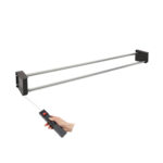 2 Roller Motorized Electric Wall Ceiling Mount Background Support System with Remote