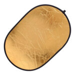 2 in1 Portable Reflectors Gold & Silver with Carrying Bag 1.5x2cm