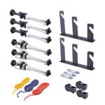 3 Roller Wall Mounting Manual Background Support System
