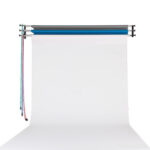3 Roller Wall Mounting Manual Background Support System - Image 5