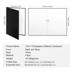 Reflector 2 in 1 Black-White-Silver - Image 3