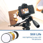 5-in-1 Portable Foldable Reflectors with Carrying Bag - Image 5