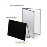 Reflector 2 in 1 Black-White-Silver