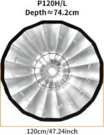 Godox P90L/P120L Deep Parabolic Softbox with Grid - Image 3