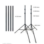 Adjustable Background Stand Backdrop Support System Kit with Carry Bag 3x3m - Image 5