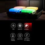 Aputure MC 4-Light Travel Kit with Charging Case - Image 3