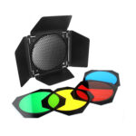 Barndor kit For Strobe with 4 Color Gels