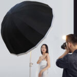 Black & White Umbrella White Soft with Diffuser 165cm - Image 4