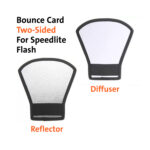 Bounce Card Diffuser & Reflector for Speedlite Flash - Image 2