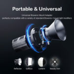 COLBOR CL60R RGB COB LED Monolight - Image 14