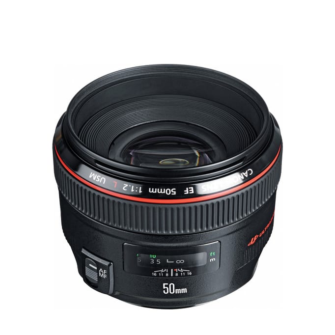 Canon EF 50mm f1.2L USM Lens (1) Canon EF 50mm f/1.2L USM Lens - Image 1