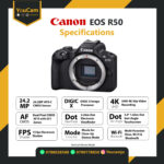 Canon EOS R50 Mirrorless Camera with 18-45mm Lens - Image 8