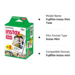 FUJIFILM INSTAX MINI Instant Film  Twin Pack (20 Sheets) - Image 3