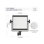 GVM 800D-RGB LED Light Panel (3-Light Kit) - Image 4