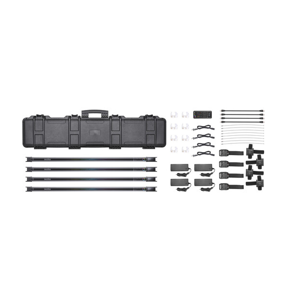 Godox TL120 RGB LED Tube Light (4-Light Kit) (1) Godox TL120 RGB LED Tube Light (4 Light Kit) - Image 1