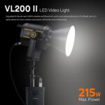 Godox VL200II Daylight LED Monolight (215W) - Image 3