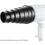 Metal Conical Snoot with Honeycomb Grid and Color Filter Kit