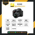 Nikon D3500 DSLR Camera with 18-55mm f/3.5-5.6 G VR Lens - Image 7