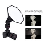 Octagon Softbox Diffuser for Flash Speedlite 30cm - Image 4