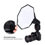 Octagon Softbox Diffuser for Flash Speedlite 30cm - Image 3