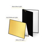 Reflector 2 in 1 Black-White-Gold