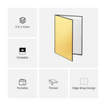 Reflector 2 in 1 Black-White-Gold - Image 2