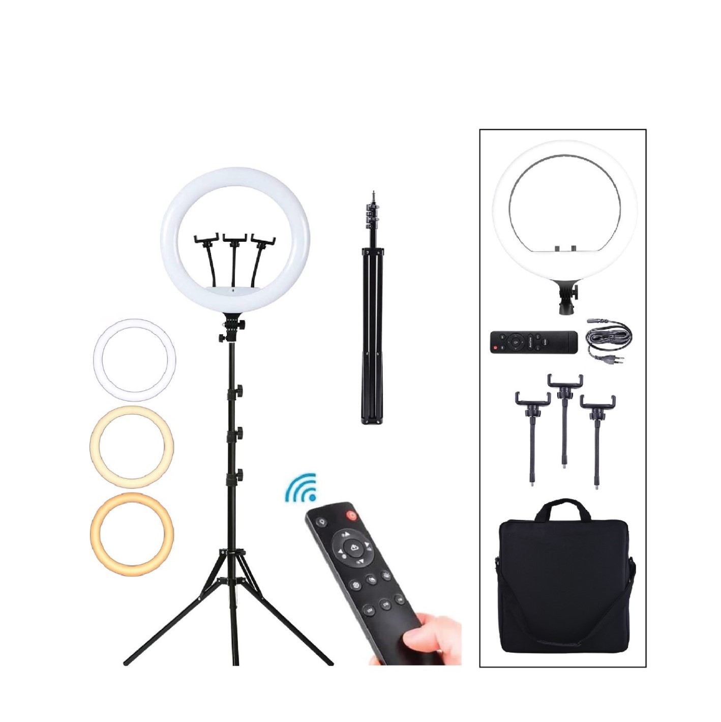 Ring Light RL-18 Inches Kit (5) Ring Light RL-18 Inches Kit - Image 1