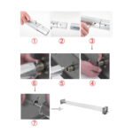 2 Roller Motorized Electric Wall Ceiling Mount Background Support System with Remote - Image 4
