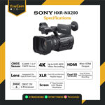 Sony HXR-NX200 4K Camcorder - Image 5