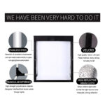 Studio LED Light Box with 3 Colors PVC Backdrops - Image 7