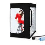 Studio LED Light Box with 3 Colors PVC Backdrops - Image 2