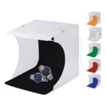 Studio LED Light Box 25x25cm with 6 Colors Backdrops