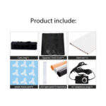 Studio LED Light Box with 3 Colors PVC Backdrops - Image 10