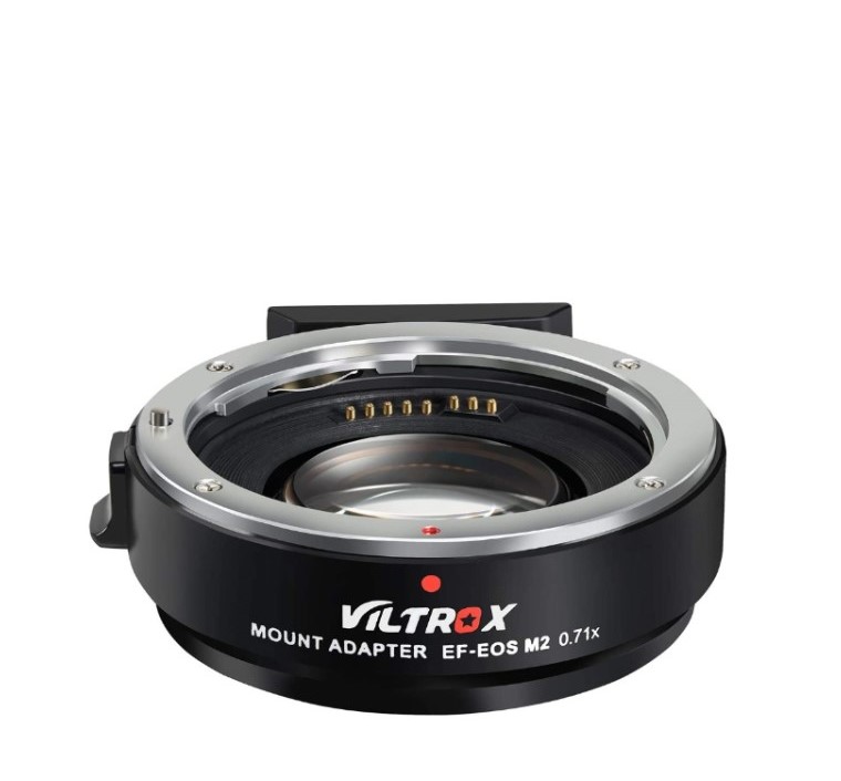 Viltrox EF-EOS M2 0.71x Lens Mount Adapter for Canon EF-Mount Lens to Canon EF-M-Mount Camera (1) Viltrox EF-EOS M2 0.71x Lens Mount Adapter for Canon EF-Mount Lens to Canon EF-M-Mount Camera - Image 1