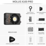 Zhiyun MOLUS X100 Bi-Color Pocket COB Monolight (Pro Kit) - Image 7