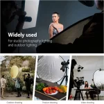 5-in-1 Portable Foldable Reflectors with Carrying Bag - Image 9