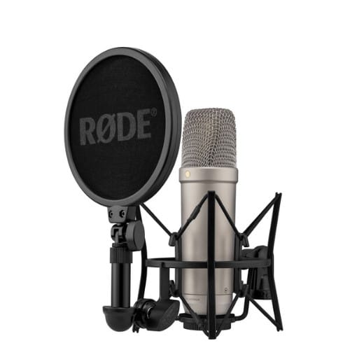 1676915203_1747394 RODE NT1 5th Generation Large-Diaphragm Cardioid Condenser XLR/USB Microphone (Silver) - Image 1