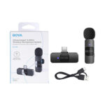 BOYA BY-V10 Ultracompact Wireless Microphone System with USB-C Connector for Mobile Devices (2.4 GHz) - Image 5