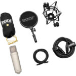 RODE NT1 5th Generation Large-Diaphragm Cardioid Condenser XLR/USB Microphone (Silver) - Image 8