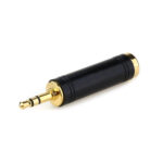 3.5mm M to 6.35mm F Stereo Audio Adapter Converter