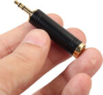 3.5mm M to 6.35mm F Stereo Audio Adapter Converter - Image 3