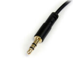 3.5mm Right Angle 90 degree Stereo Audio Male to femle Adapter Cable - Image 2