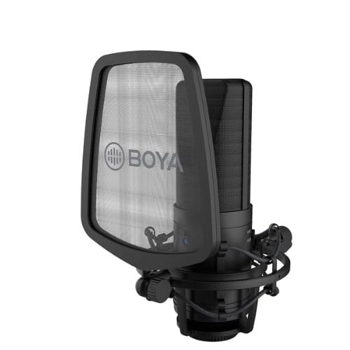BOYA BY-M1000 Large-Diaphram Multi-Pattern Condenser Studio Microphone (2) BOYA BY-M1000 Large-Diaphram Multi-Pattern Condenser Studio Microphone - Image 1