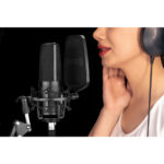 BOYA BY-M1000 Large-Diaphram Multi-Pattern Condenser Studio Microphone - Image 4