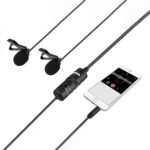 BOYA BY-M1DM Dual Omnidirectional Lavalier Microphone - Image 2